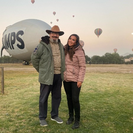 Mariazel Olle Casals fulfilling her father's dream of travelling in airborne on his 80th birthday.